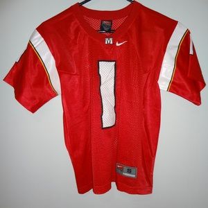 NIKE  #1 MARYLAND FOOTBALL JERSEY SMALL